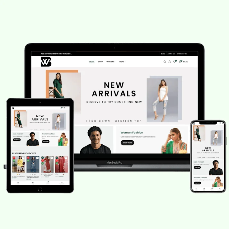 Multi-device Responsive WooCommerce Storefront